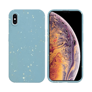 Coque bio iPhone XS Max - PROTECT Bleu