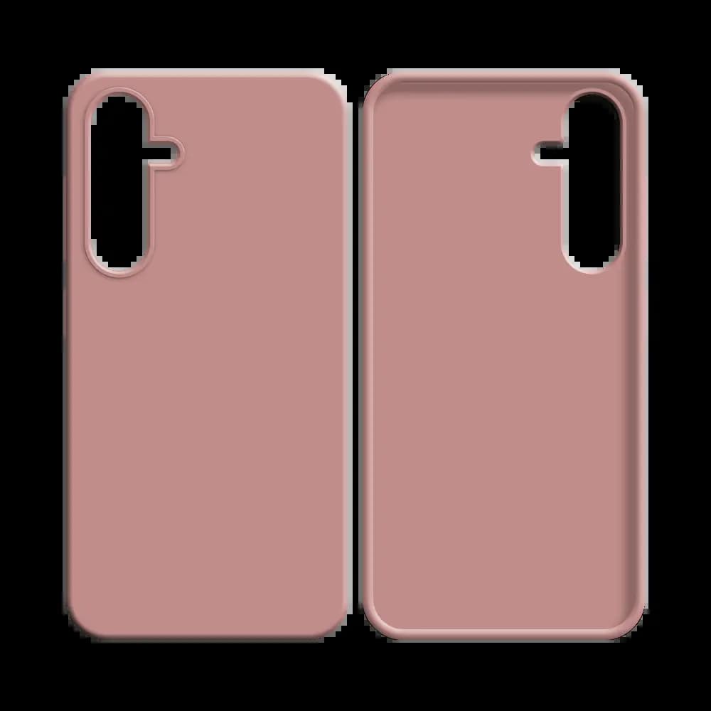 Coque silicone Samsung Galaxy S24 Plus 5G - Rose - Vue 2