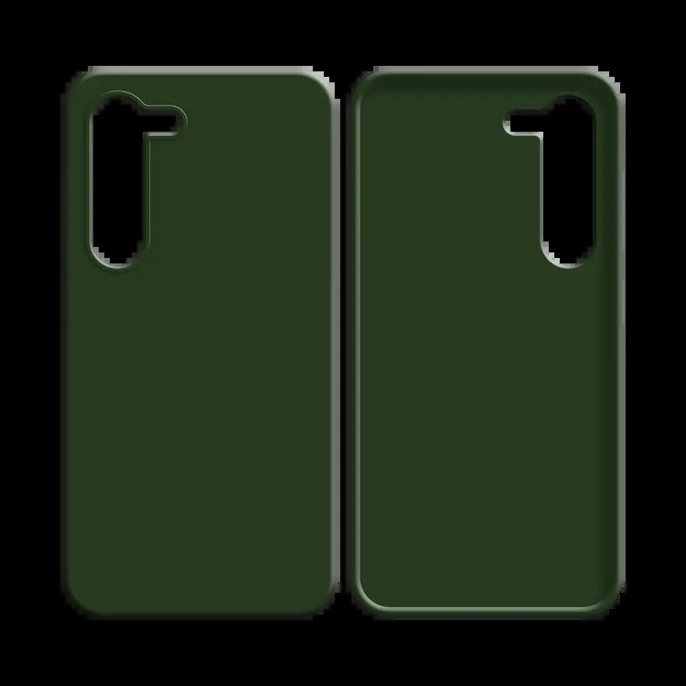 Coque silicone Samsung Galaxy S23+ 5G - Vert Foncé - Vue 2