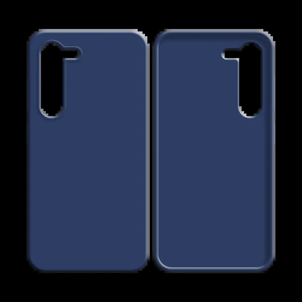 Coque silicone Samsung Galaxy S23 5G - Bleu Marine - Vue 2
