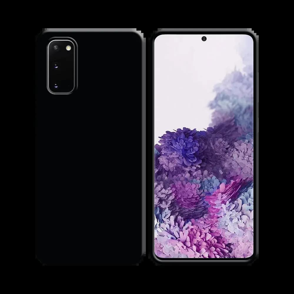 Coque silicone Samsung Galaxy S20 - Noir