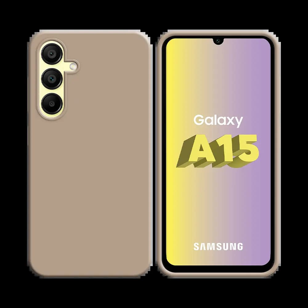 Coque silicone Samsung Galaxy A15 5G - Rose Gold