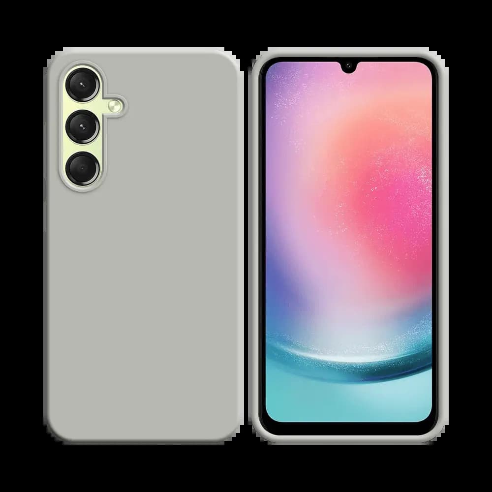 Coque silicone Samsung Galaxy A24 4G - Blanc