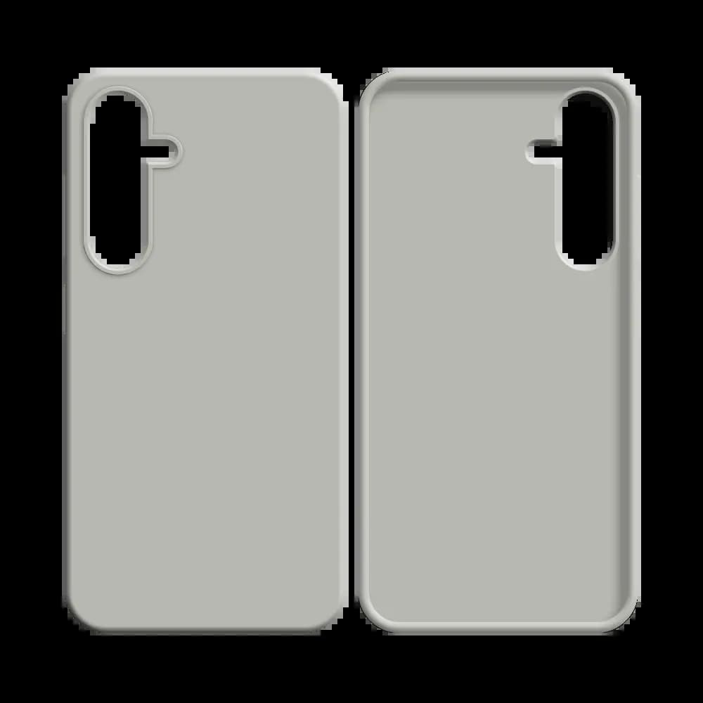 Coque silicone Samsung Galaxy A24 4G - Blanc - Vue 2
