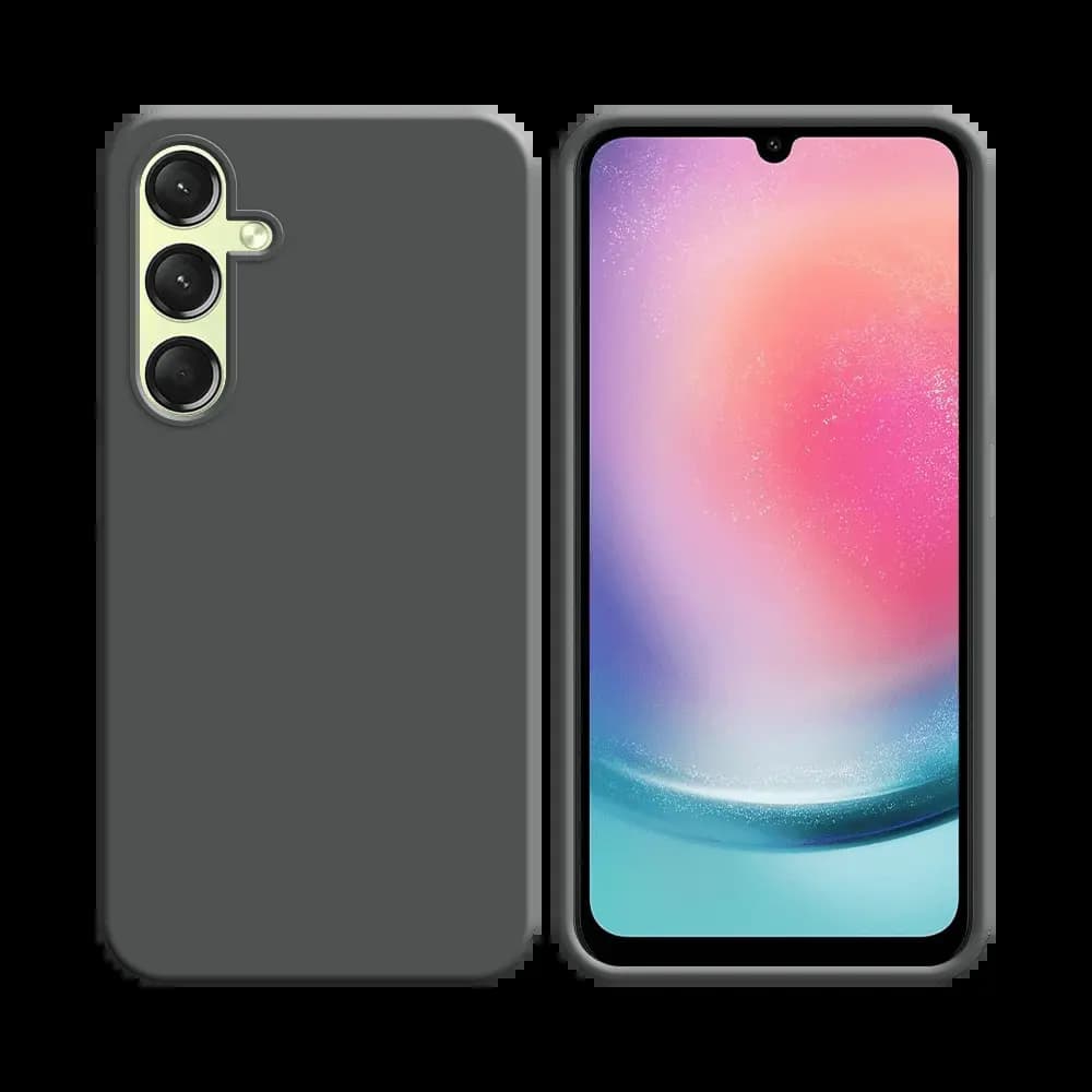 Coque silicone Samsung Galaxy A24 4G - Gris