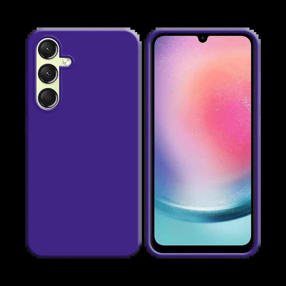 Coque silicone Samsung Galaxy A24 4G - Mauve