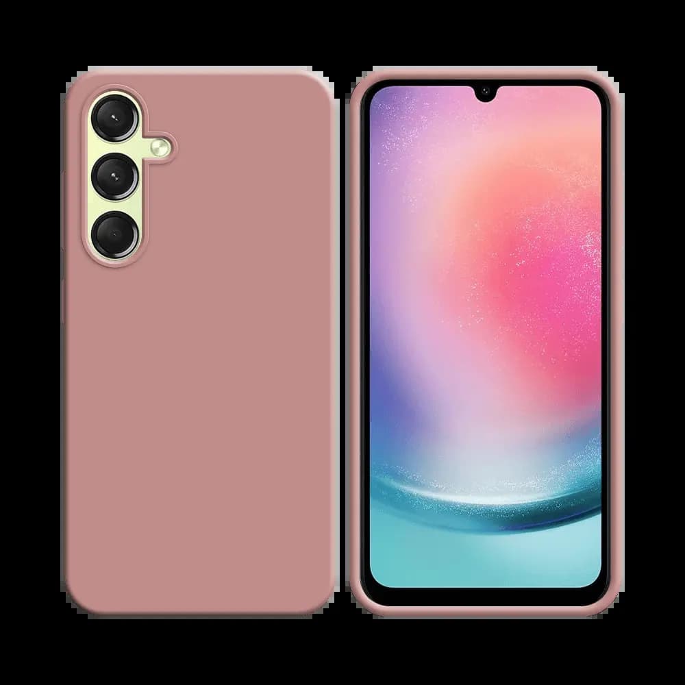 Coque silicone Samsung Galaxy A24 4G - Rose