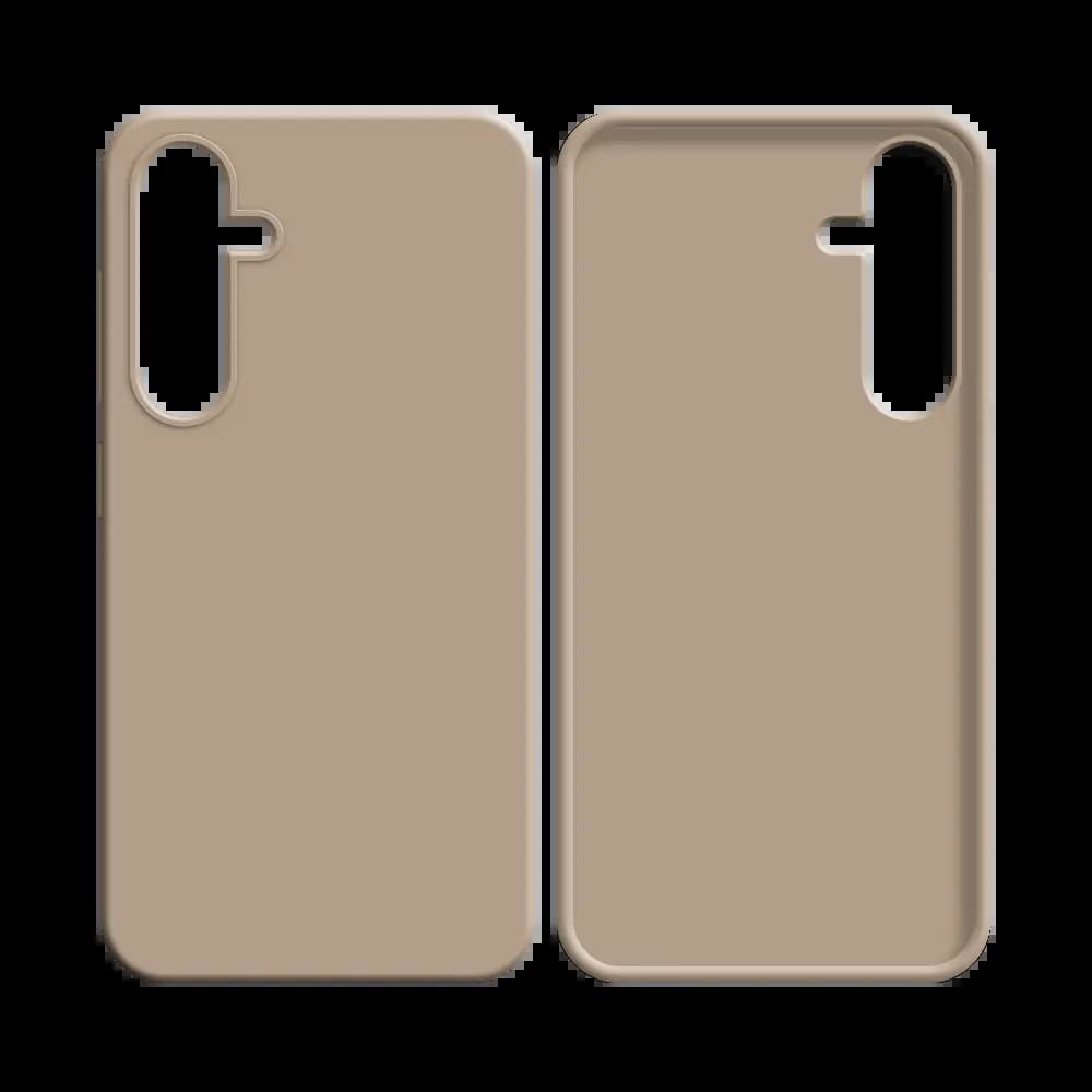 Coque silicone Samsung Galaxy A24 4G - Rose Gold - Vue 2