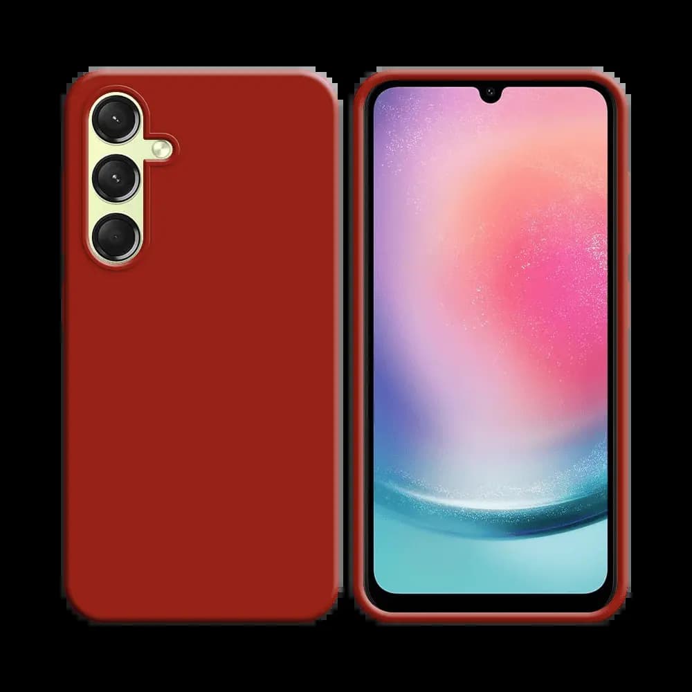 Coque silicone Samsung Galaxy A24 4G - Rouge