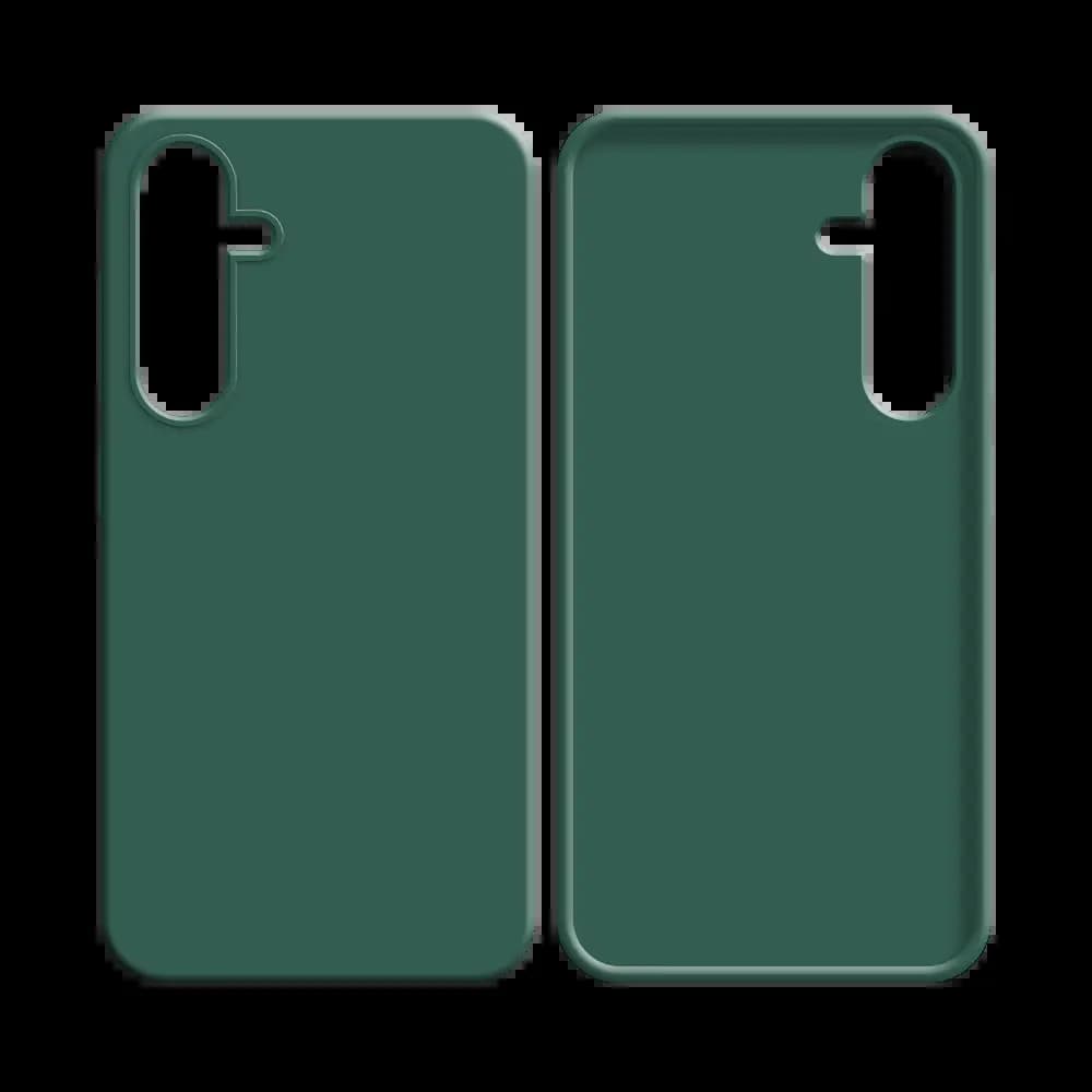 Coque silicone Samsung Galaxy A24 4G - Vert Foncé - Vue 2