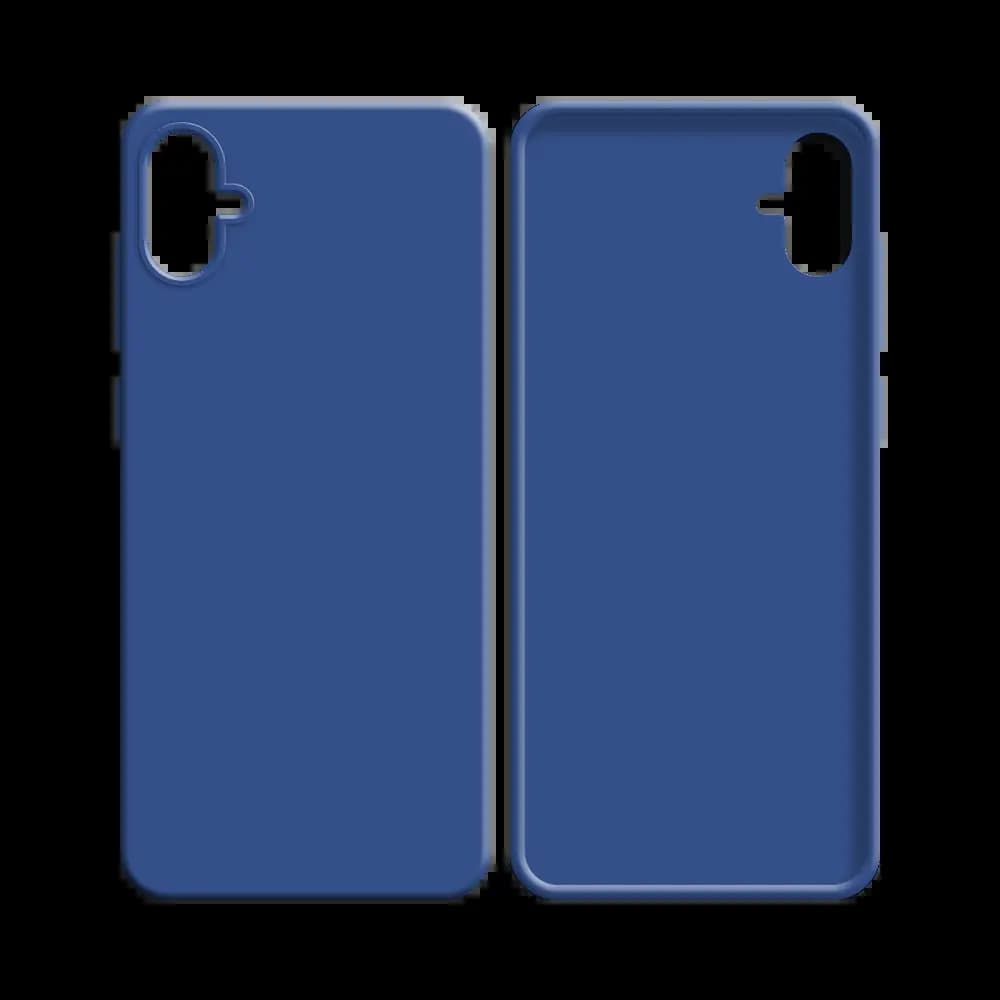 Coque silicone Samsung Galaxy A04e - Bleu Marine
