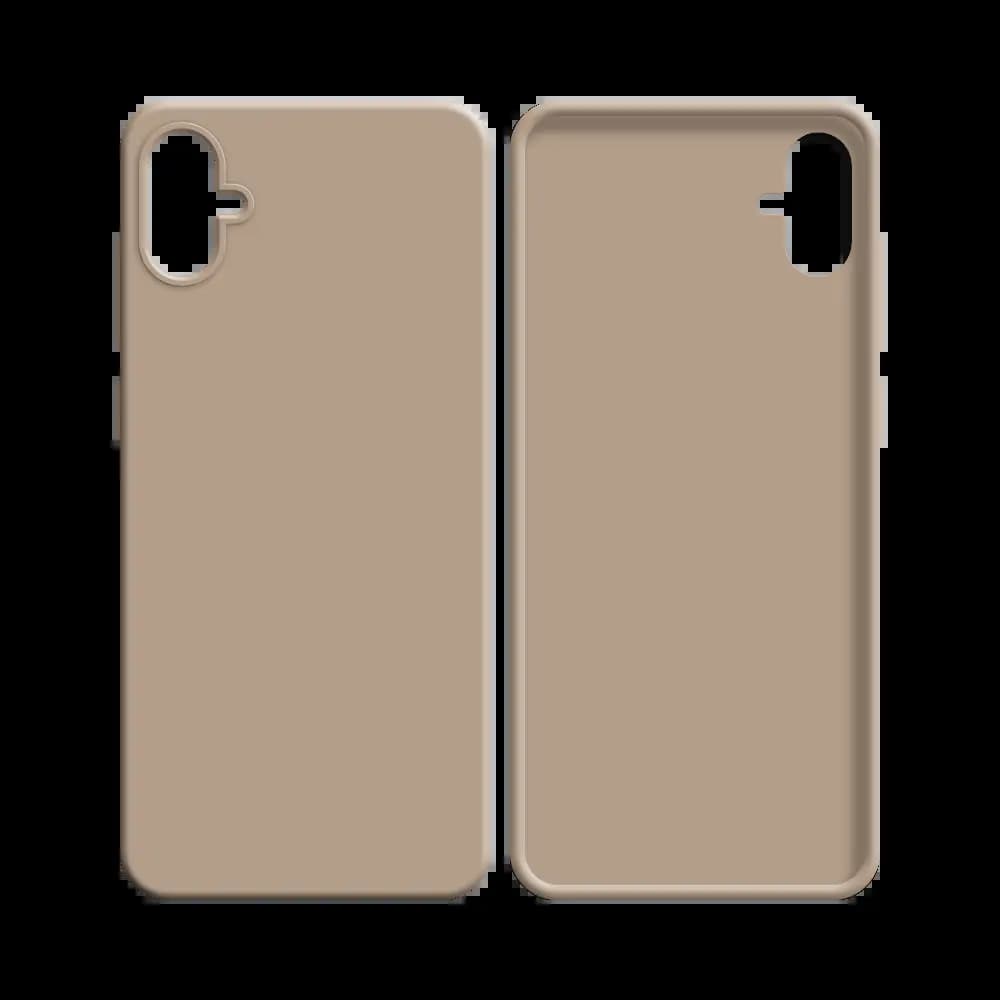 Coque silicone Samsung Galaxy A04e - Rose Gold - Vue 2