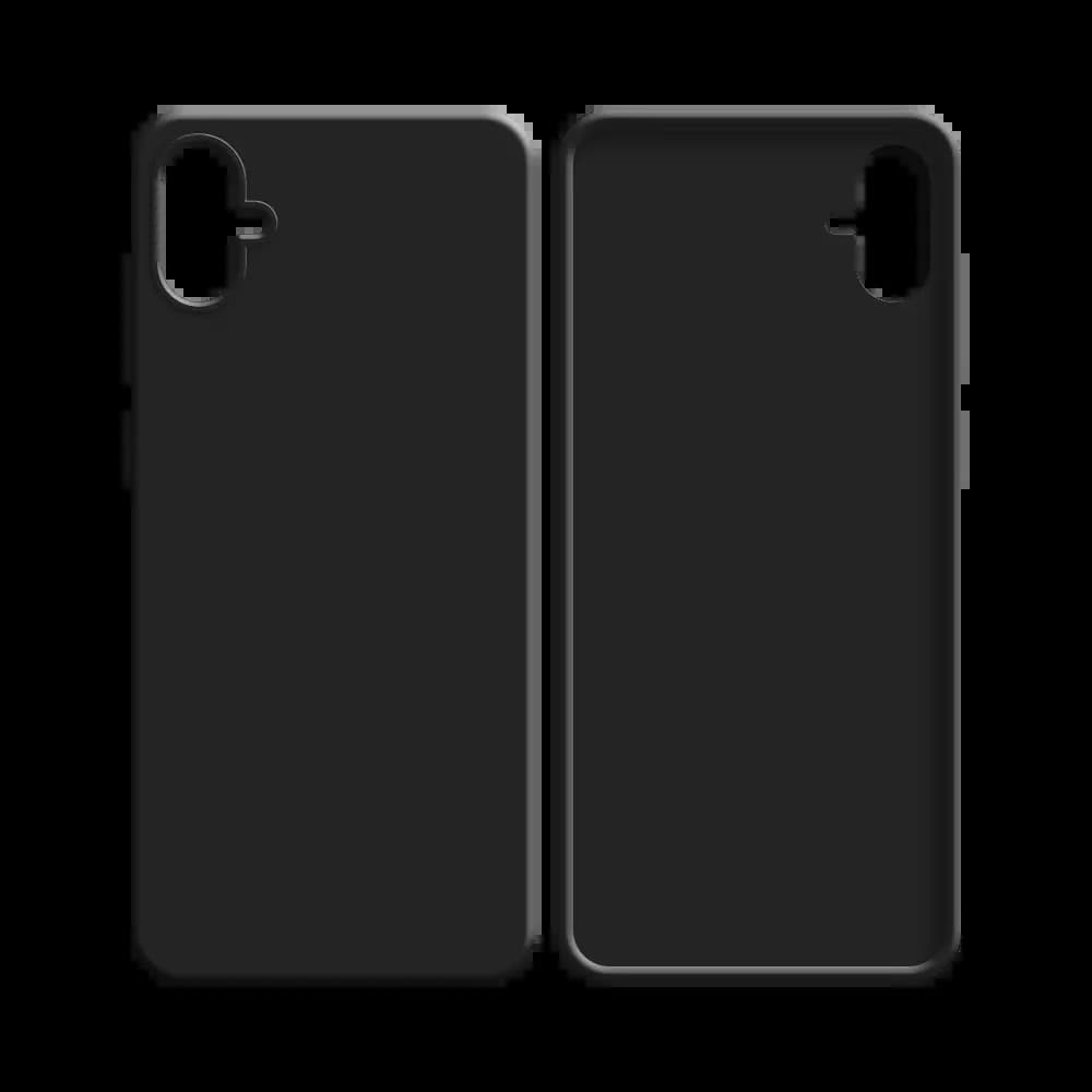 Coque silicone Samsung Galaxy A05 - Noir - Vue 2
