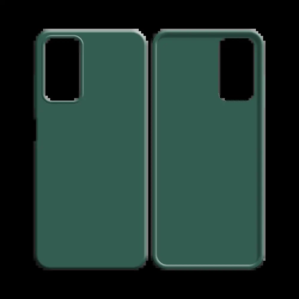 Coque silicone Samsung Galaxy A03s - Vert Foncé - Vue 2