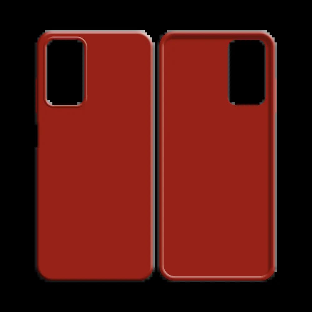 Coque silicone Samsung Galaxy A03s - Rouge - Vue 2