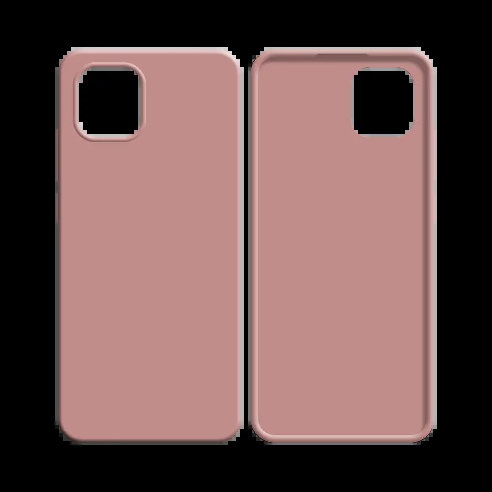 Coque silicone Samsung Galaxy A03 - Rose - Vue 2