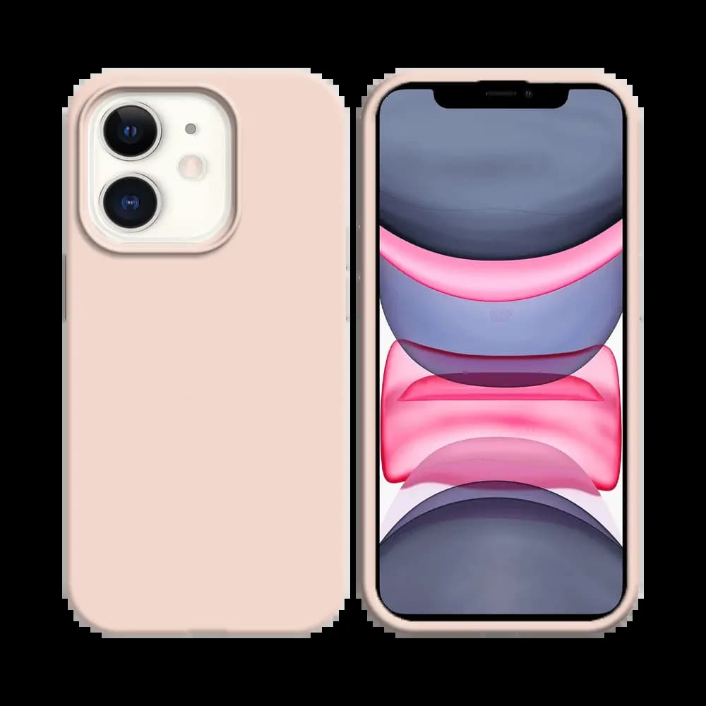 Coque silicone iPhone 11 - Rose Gold