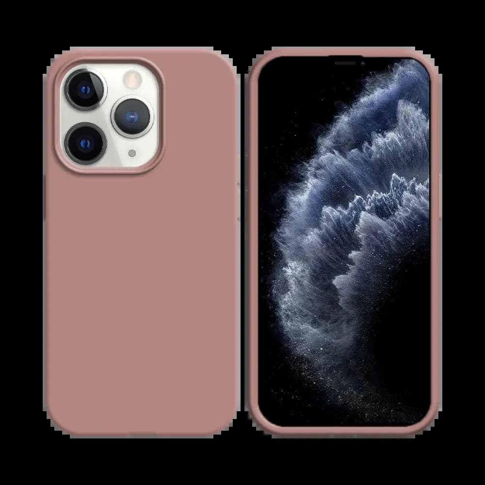 Coque silicone iPhone 11 Pro - Rose