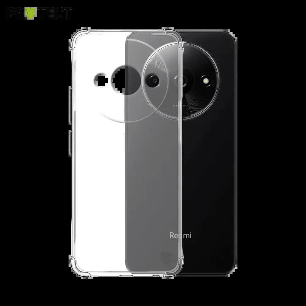 Coque antichoc renforcée transparente Xiaomi Redmi A3 - silicone PROTECT