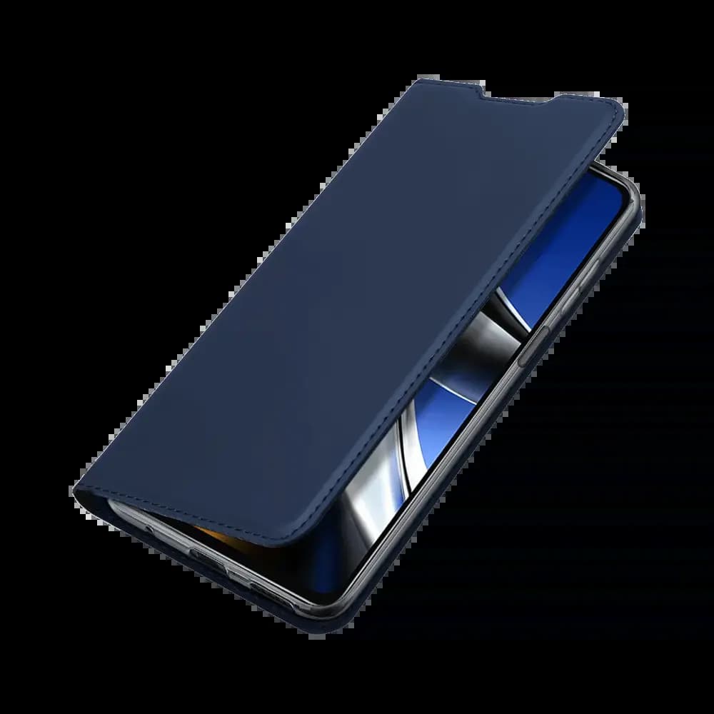 Housse folio Xiaomi Poco X4 Pro 5G porte-carte – Dux Ducis Skin Pro Bleu