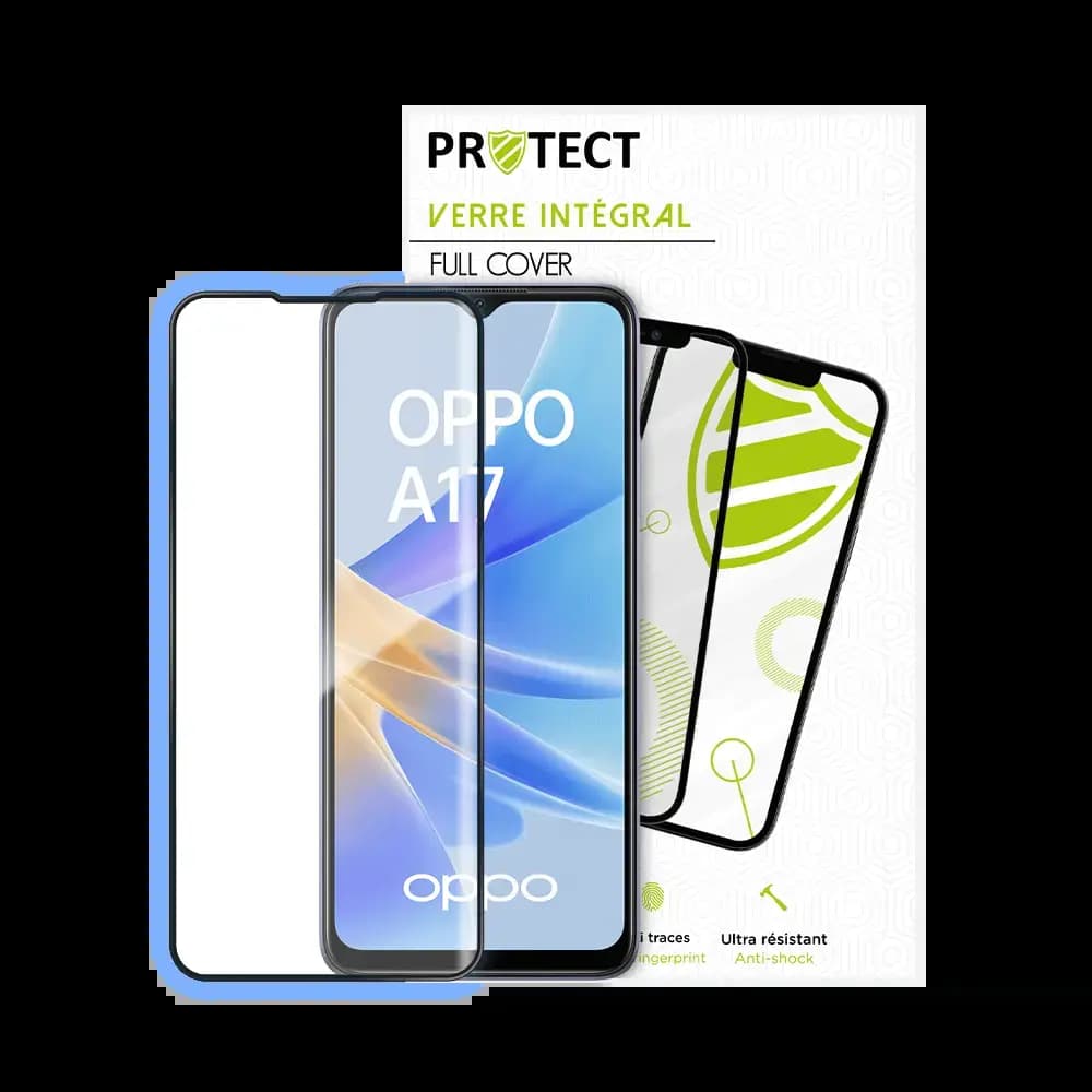 Verre trempé intégral OPPO A17 protection écran 9H - PROTECT Noir