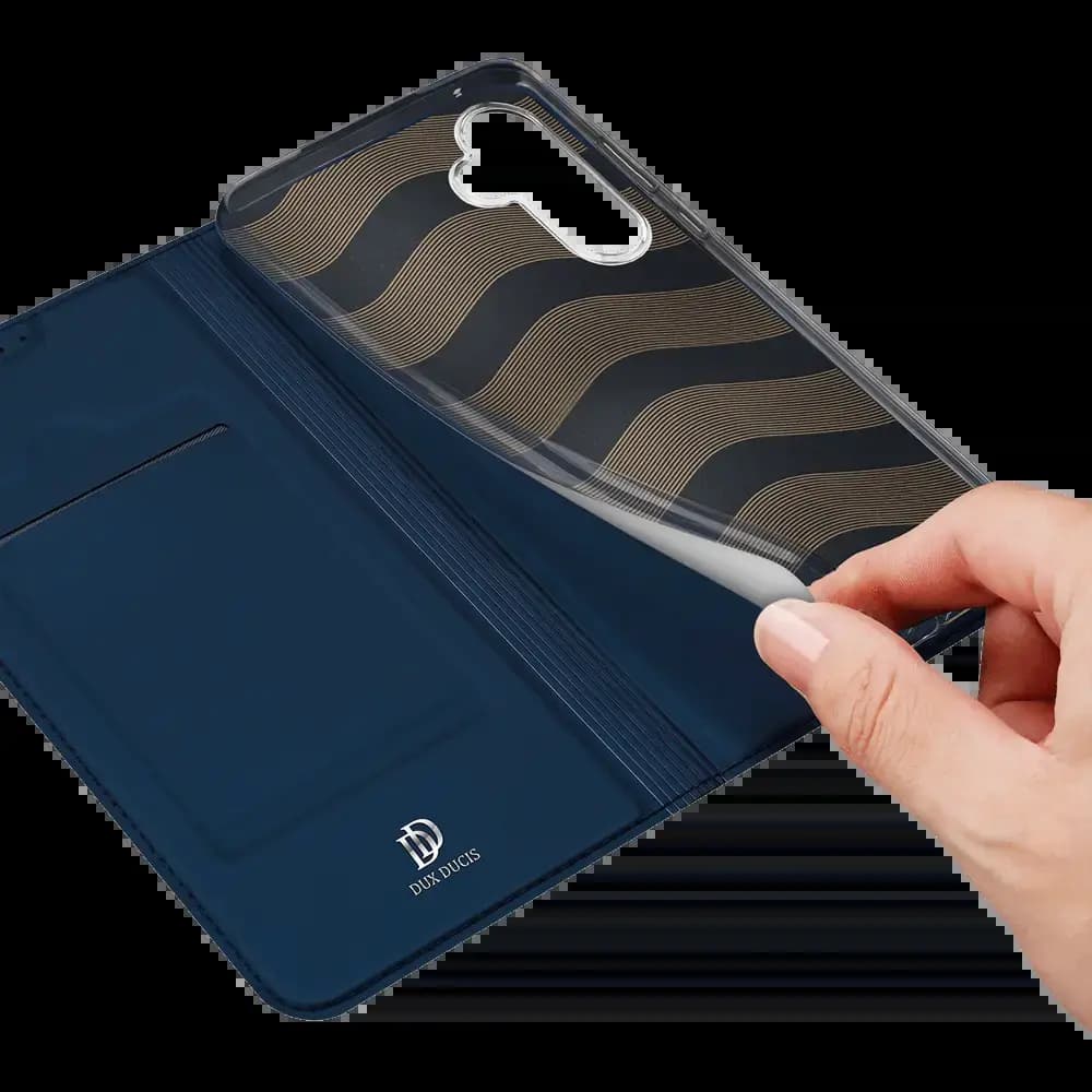 Housse folio MagSafe Samsung Galaxy A35 5G - Dux Ducis Skin X Pro Noir - Vue 5
