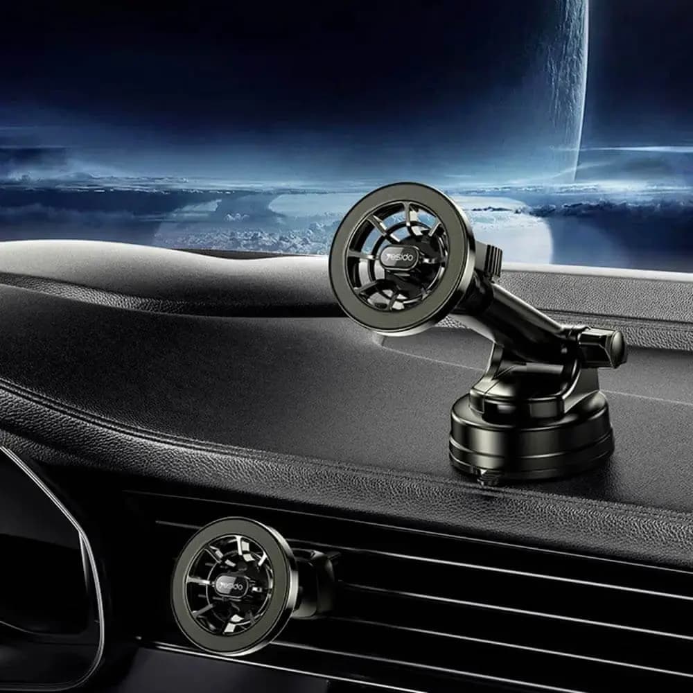 Support smartphone magnétique MagSafe pour voiture - Yesido C158 Noir
