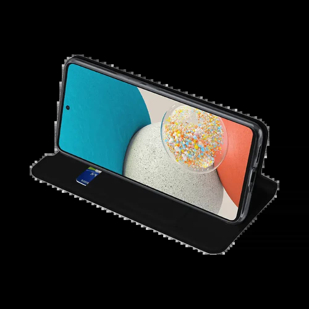 Housse folio Samsung Galaxy A53 porte-carte - Dux Ducis Skin Pro Noir