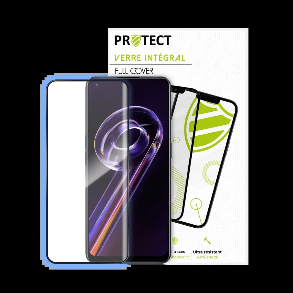 Verre trempé intégral Realme 9 Pro 5G protection écran 9H - PROTECT Noir