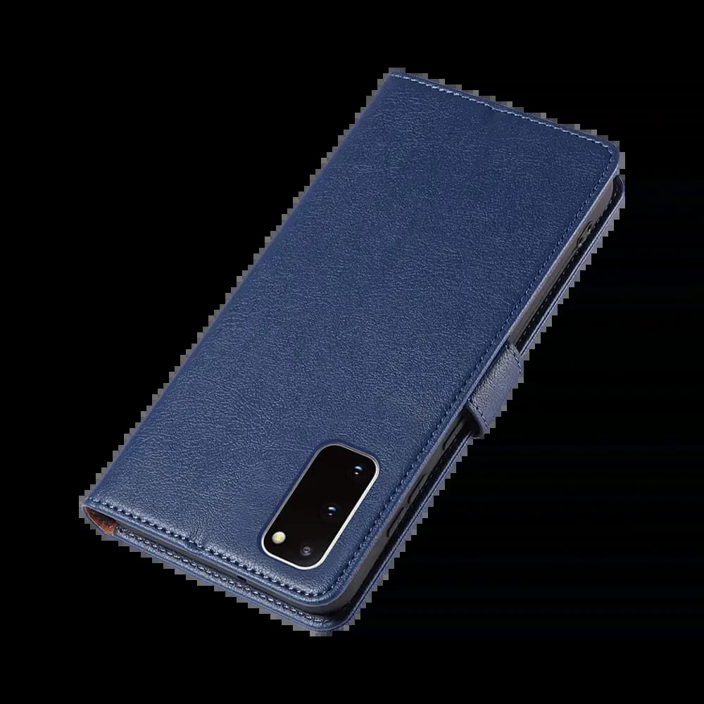 Housse folio anti-RFID Samsung Galaxy S20 – PROTECT IP011 Bleu Marine