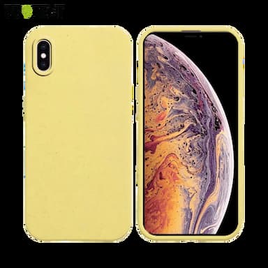 Coque bio iPhone X / XS - PROTECT Jaune