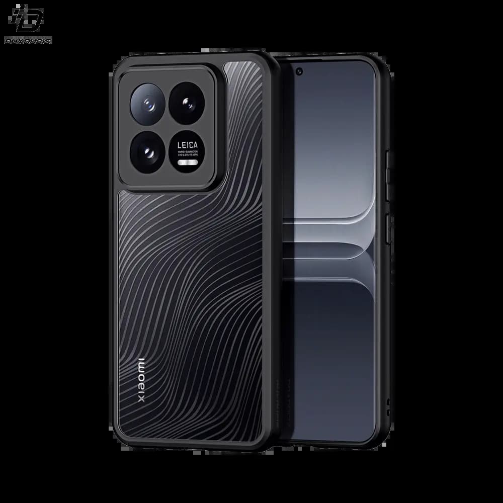 Coque Xiaomi 14 Pro anti-chocs finition mate - Dux Ducis Aimo Noir
