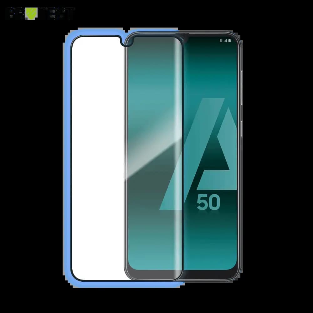 Verre trempé intégral Samsung Galaxy A50 protection écran 9H - PROTECT Noir