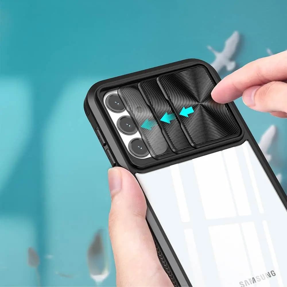 Coque avec cache caméra – Samsung Galaxy A16 5G A166/Galaxy A16 4G A165/Galaxy A17 5G – PROTECT IE027 Noir - Vue 3