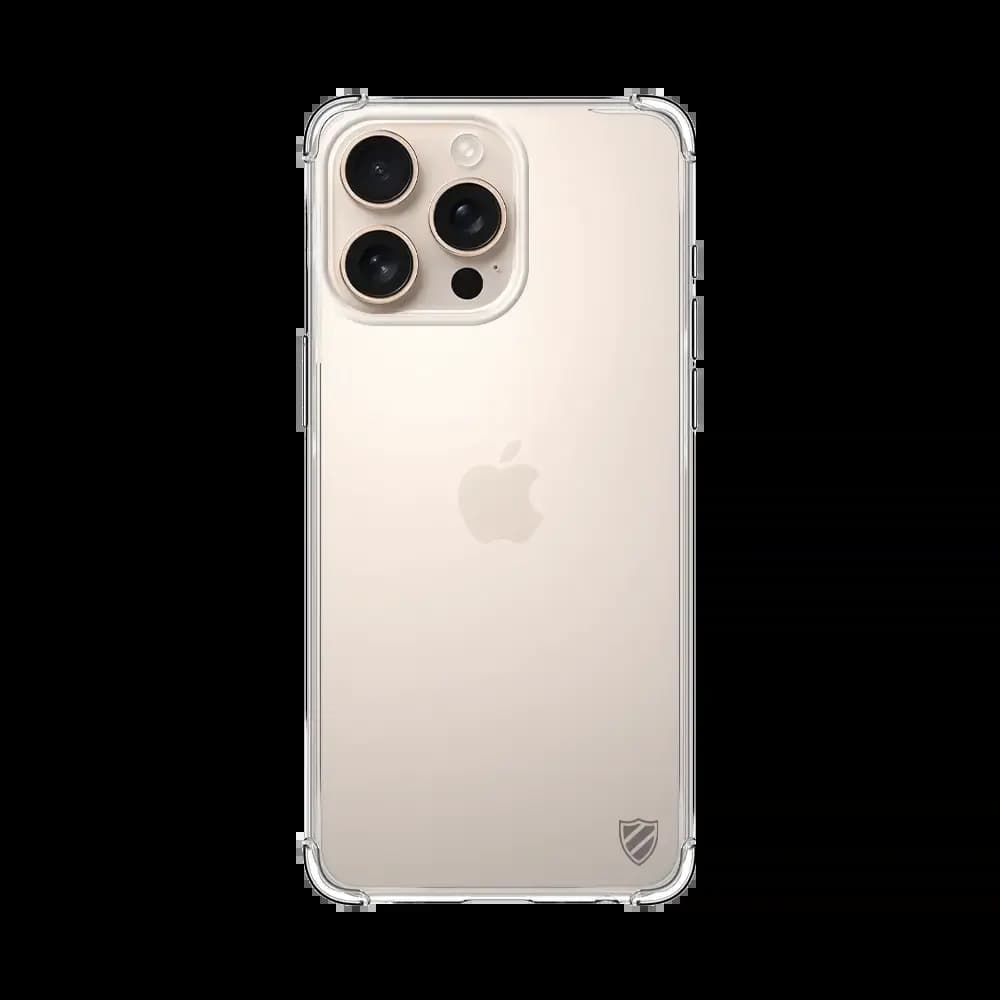 Coque antichoc renforcée transparente iPhone 16 Pro Max - silicone PROTECT