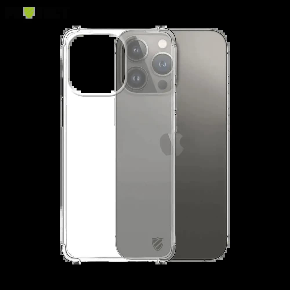 Coque antichoc renforcée transparente iPhone 13 Pro Max - silicone PROTECT