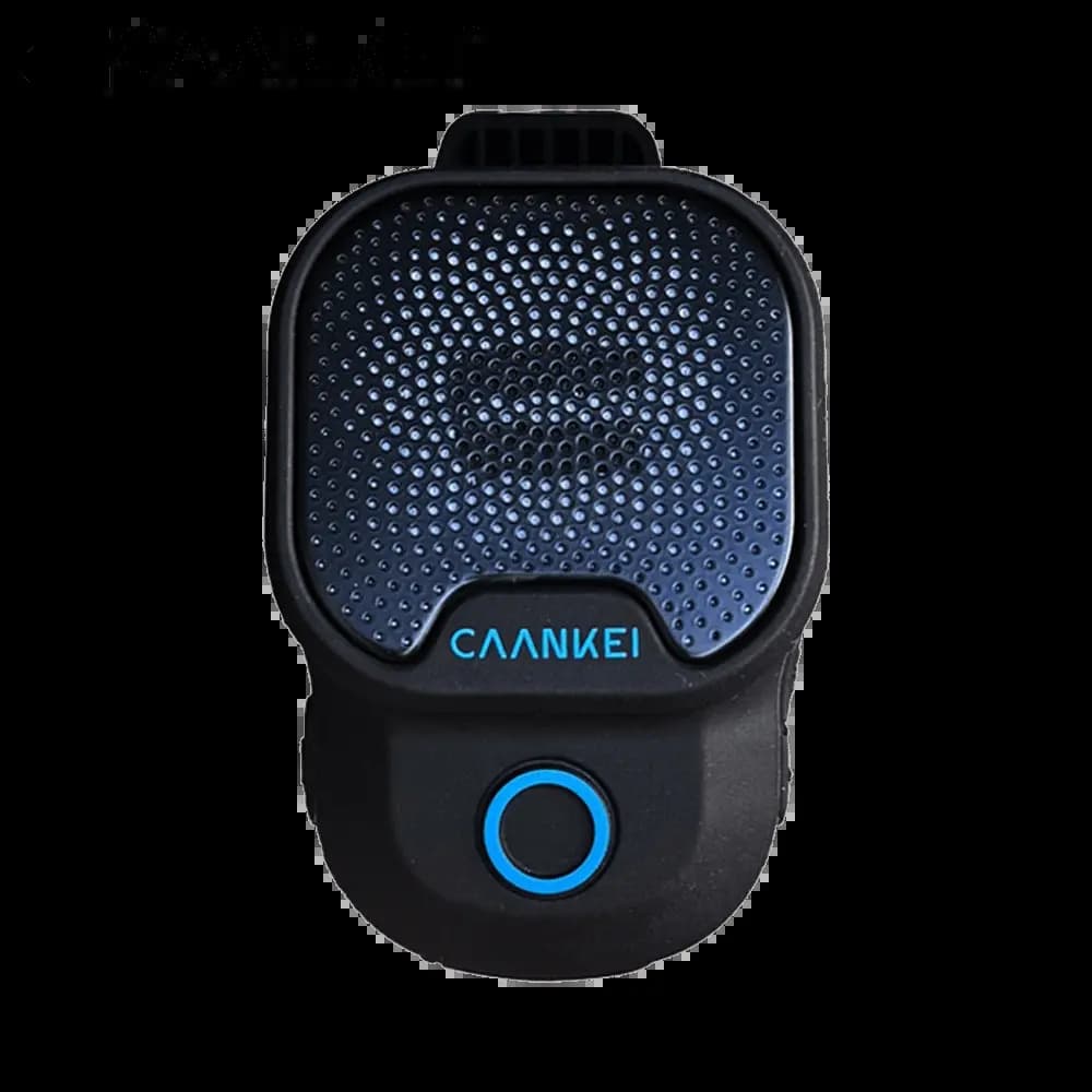 Kit mains libres haut-parleur Bluetooth avec pince de fixation - CAANKEI Noir