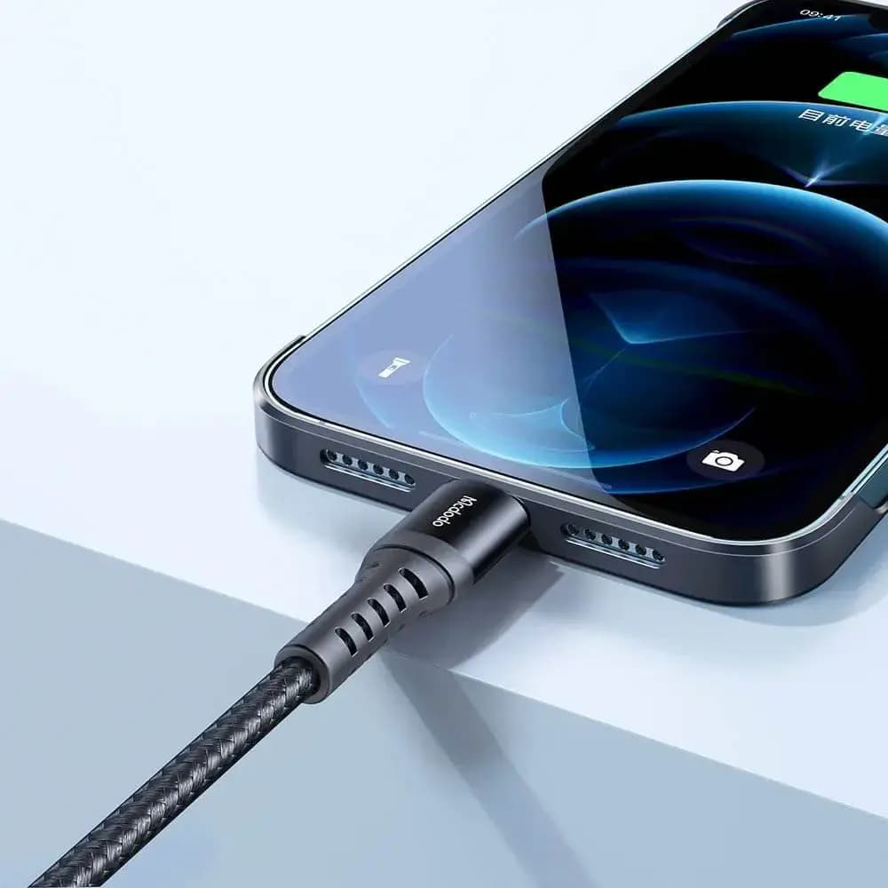 Câble Data USB vers Lightning Mcdodo (1m) Noir - Vue 5