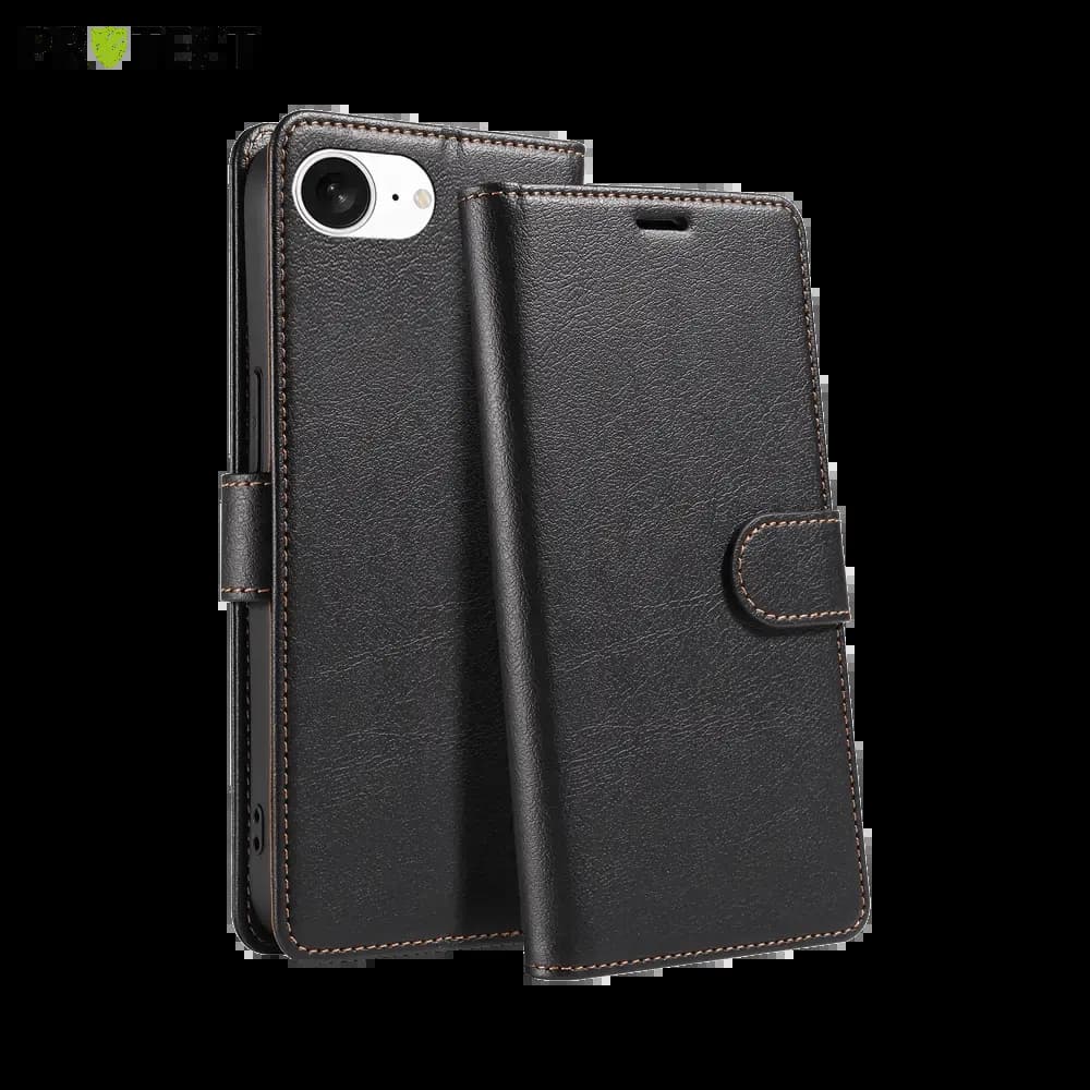 Housse folio anti-RFID iPhone 16e / 17e - PROTECT IP011 Noir