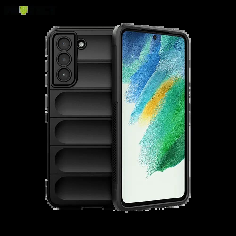 Coque de protection antichoc renforcée Samsung Galaxy S21 FE - PROTECT IX008 Noir