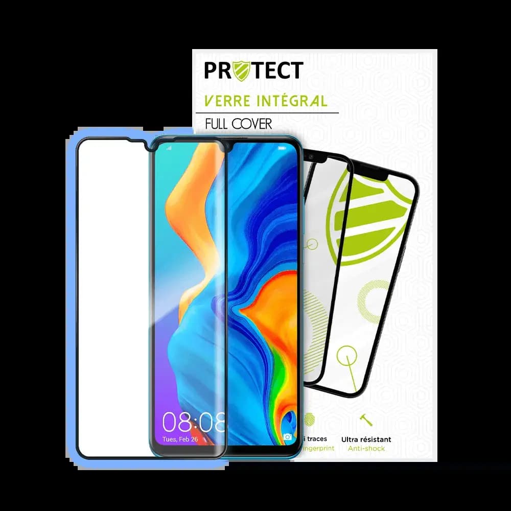 Verre trempé intégral Huawei P30 Lite protection écran 9H - PROTECT Noir