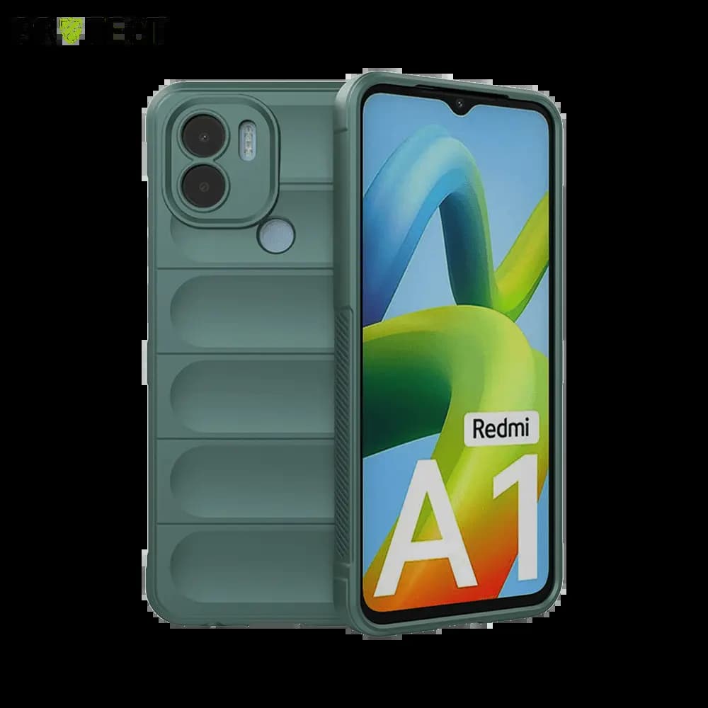 Coque de protection antichoc renforcée – Xiaomi Redmi A1+ – PROTECT IX008 Vert Foncé