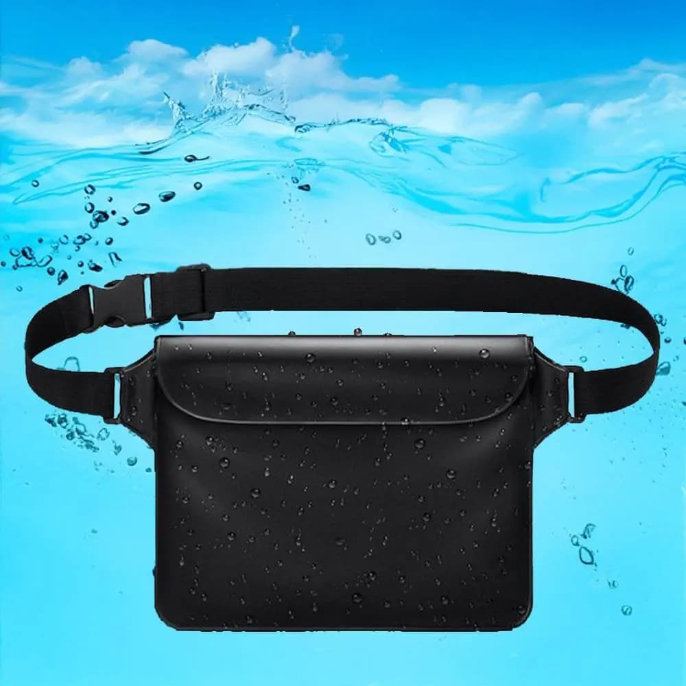 Pochette Ceinture Étanche Noir - Vue 4