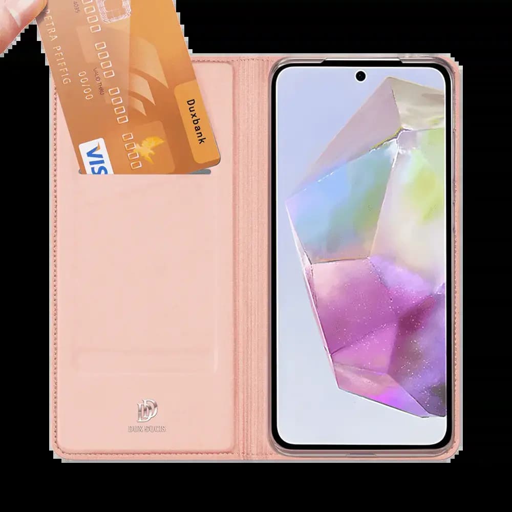 Housse folio pour Samsung Galaxy A36 5G / Galaxy A56 5G - Dux Ducis Skin Pro Noir
