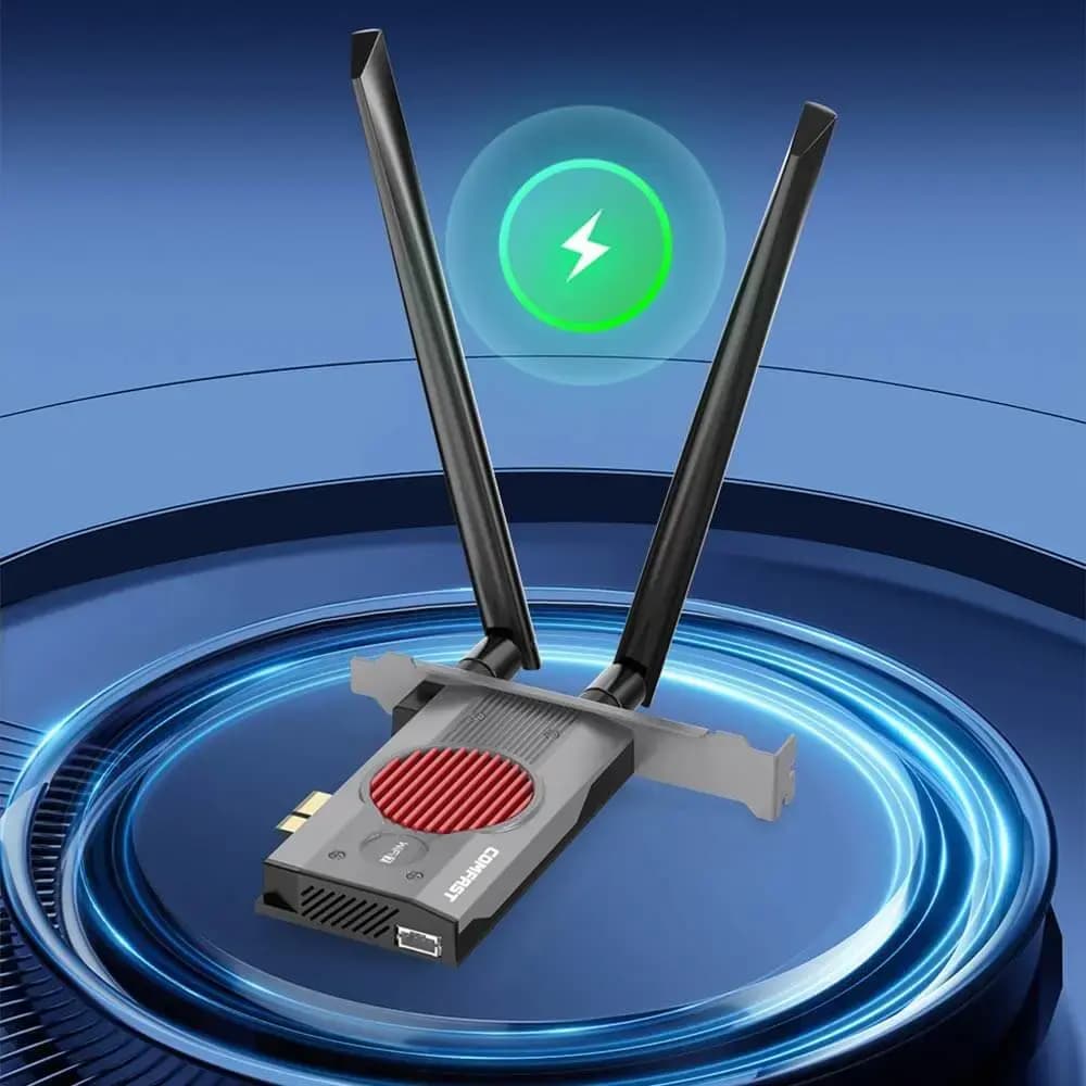 Carte Wi-Fi 7 PCI-E 8774 Mbps + Bluetooth - Comfast CF-BE200 MAX
