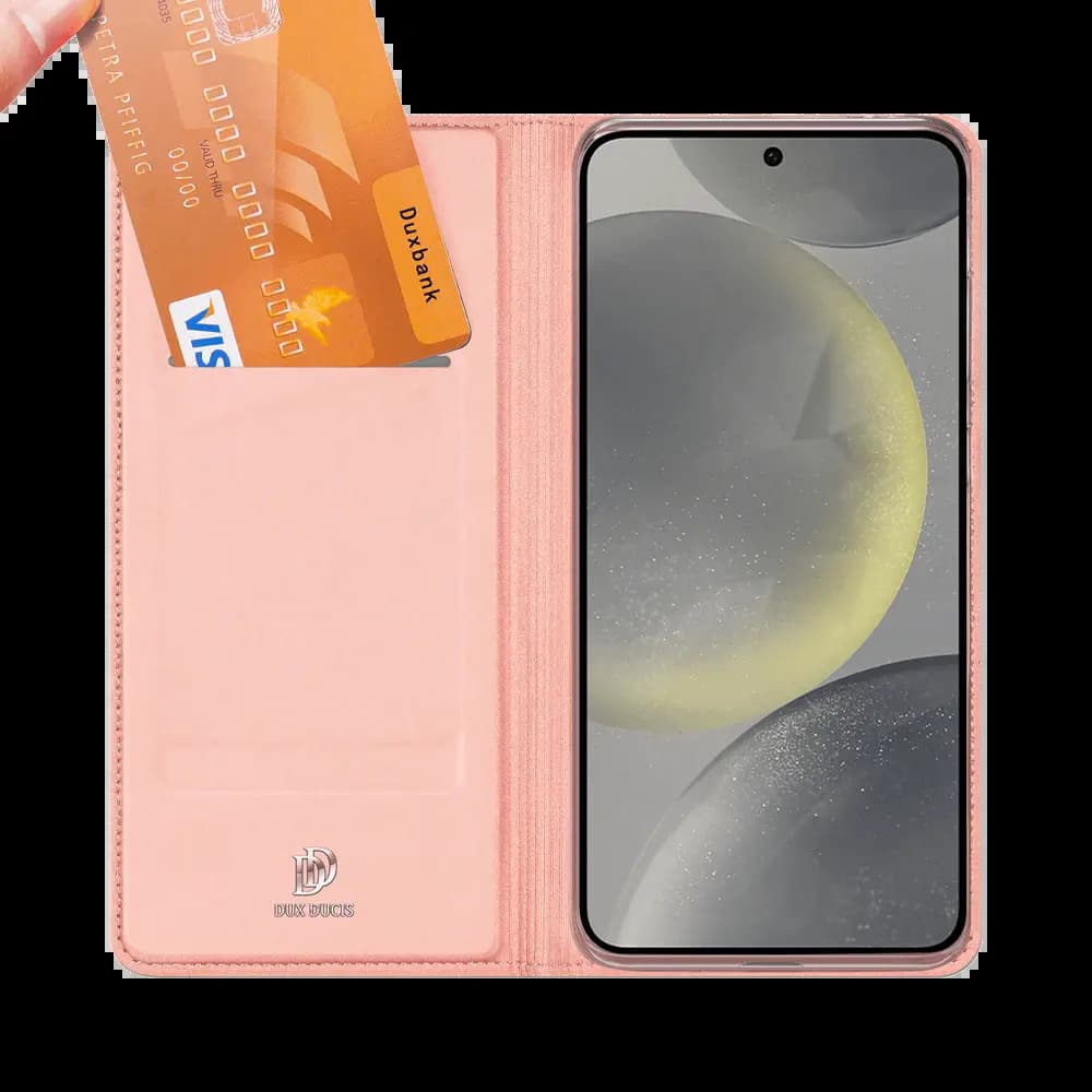 Housse folio Samsung Galaxy S24 5G porte-carte - Dux Ducis Skin Pro Noir