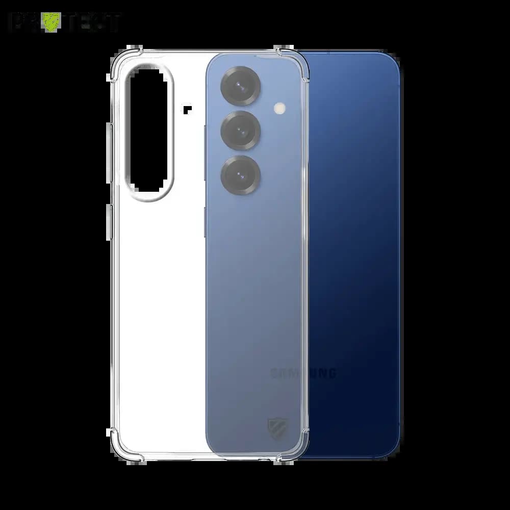 Coque antichoc renforcée transparente Samsung Galaxy S25 - silicone PROTECT