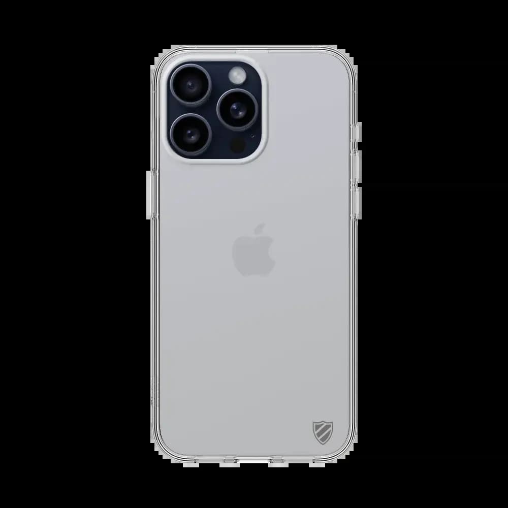 Coque silicone iPhone 15 Pro Max PROTECT - Transparent