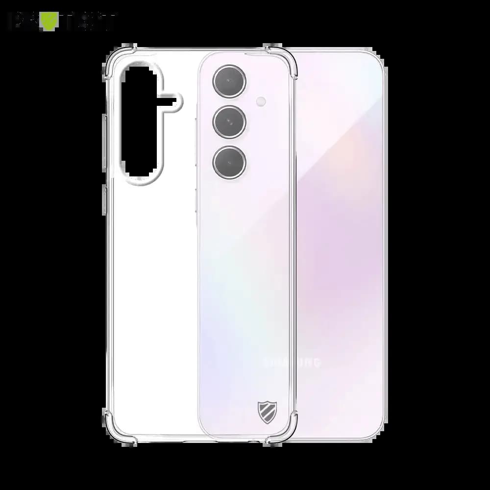 Coque antichoc renforcée transparente Samsung Galaxy A55 5G - silicone PROTECT