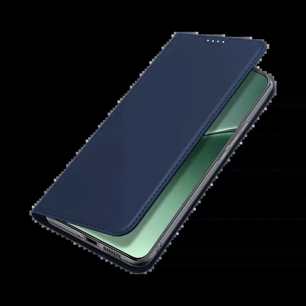 Housse folio Xiaomi 15 Pro porte-carte - Dux Ducis Skin Pro Bleu